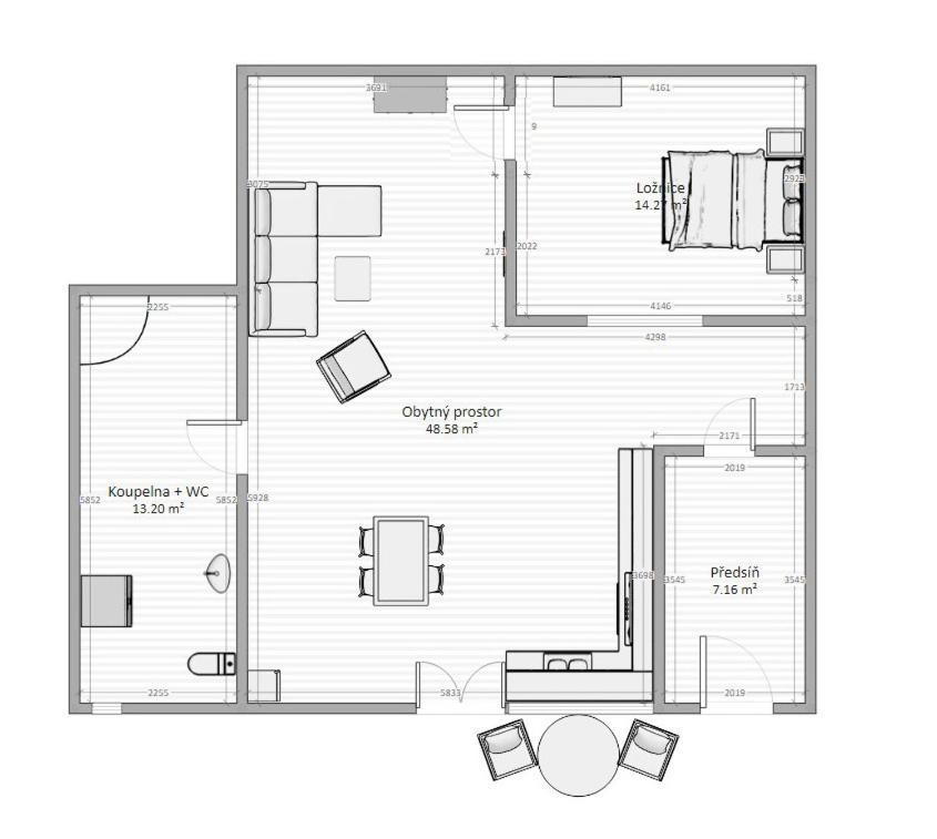 Statek U Krizu Apartment Stare Sedliste Bagian luar foto